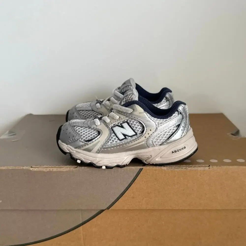New Balance 530 ‘Summer Fog Navy’ Toddler Sneakers- SZ 7 C - Picture 4 of 10